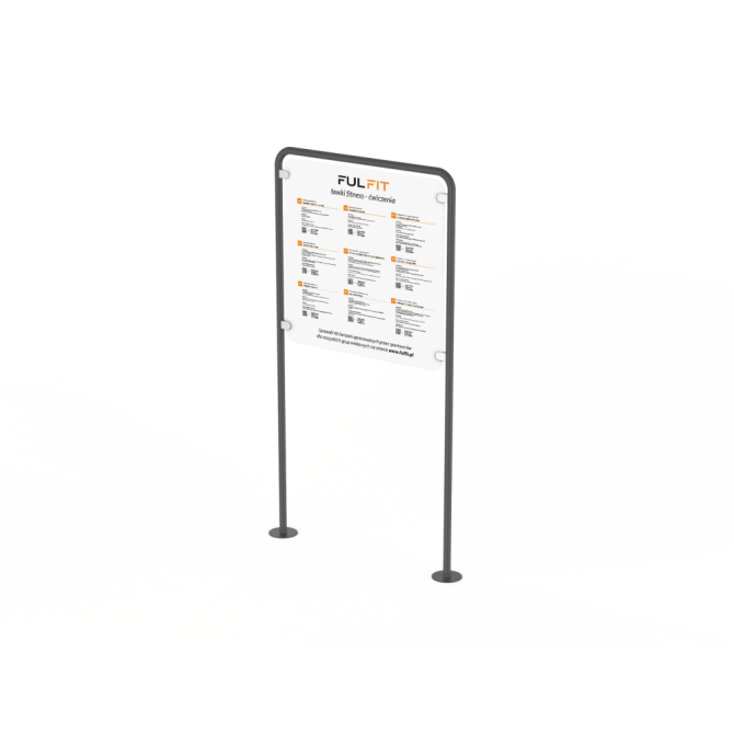 Cartel Informativo aluminio dibond