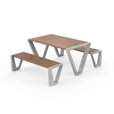 Mesa PSMTBE14300. Mobiliario Urbano de Calidad Ecopubli.