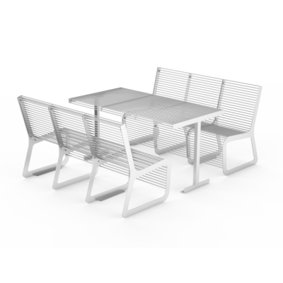 Mesa PSMTRA10900. Mobiliario Urbano de Calidad Ecopubli.