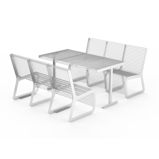 Mesa PSMTRA10900. Mobiliario Urbano de Calidad Ecopubli.