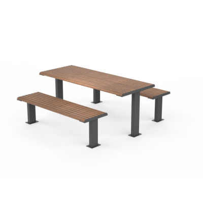 Mesa PSMTVI18100. Mobiliario Urbano de Calidad Ecopubli.