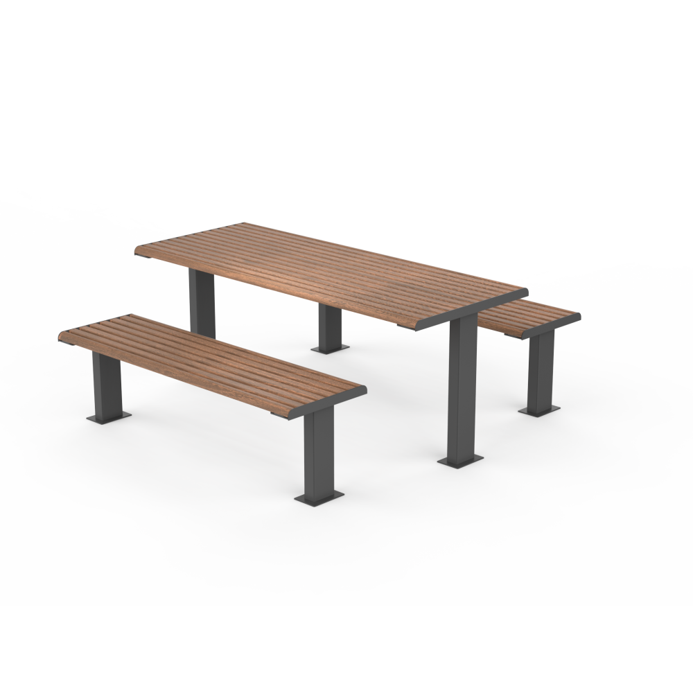 Mesa PSMTVI18100. Mobiliario Urbano de Calidad Ecopubli.