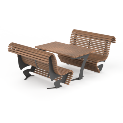 Mesa PSMTWA10100. Mobiliario Urbano de Calidad Ecopubli.