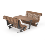 Mesa PSMTWA10100. Mobiliario Urbano de Calidad Ecopubli.