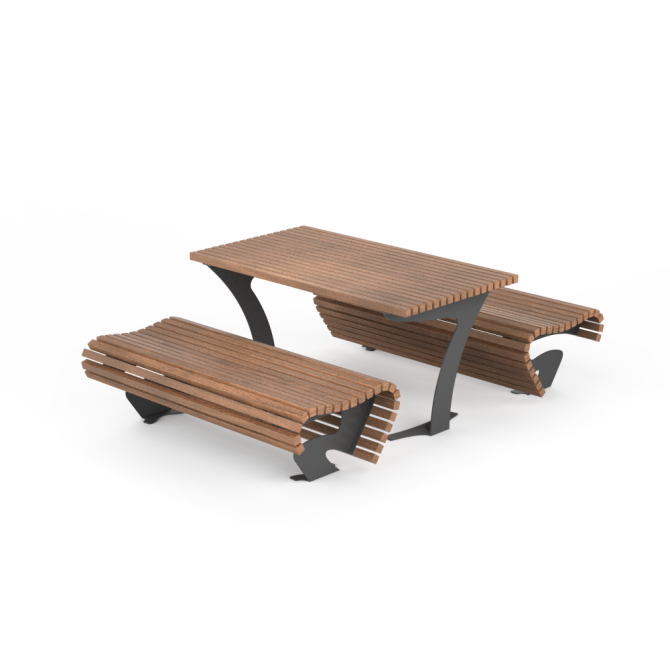 Mesa PSMTWA10101. Mobiliario Urbano de Calidad Ecopubli.