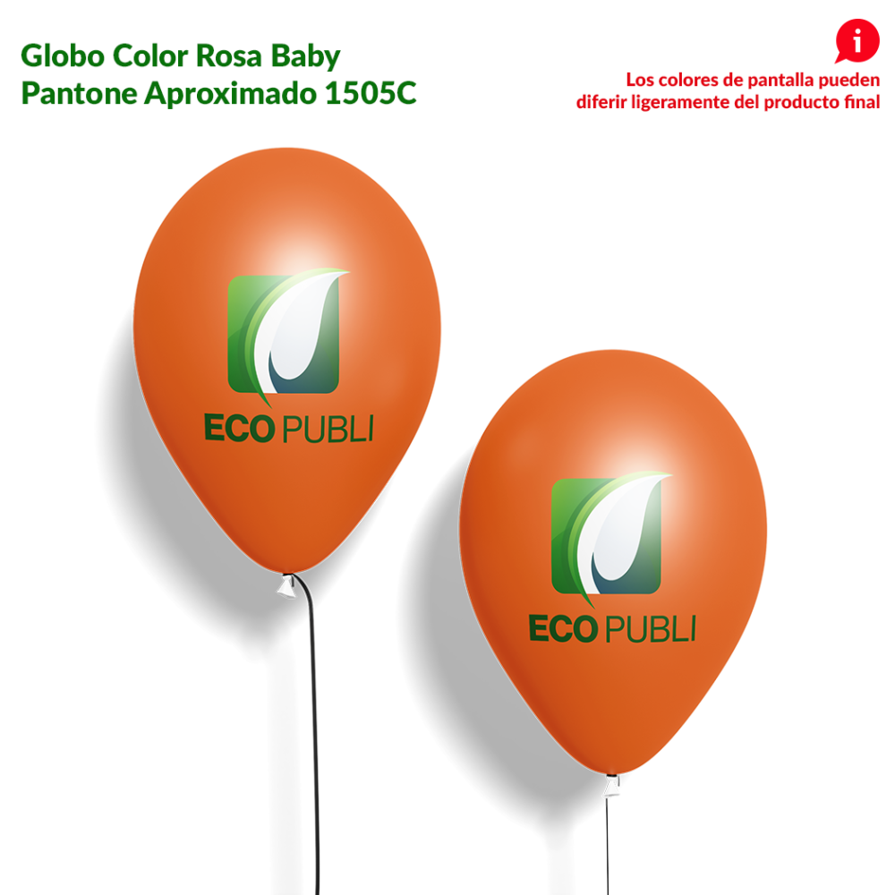 Globo Publicitario Naranja