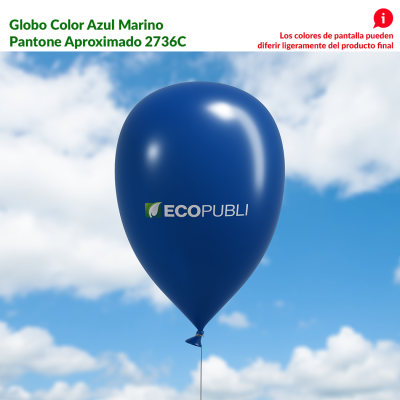 Globo Publicitario Azul Celeste