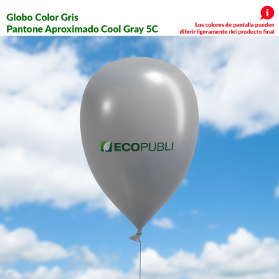Globo Publicitario Gris