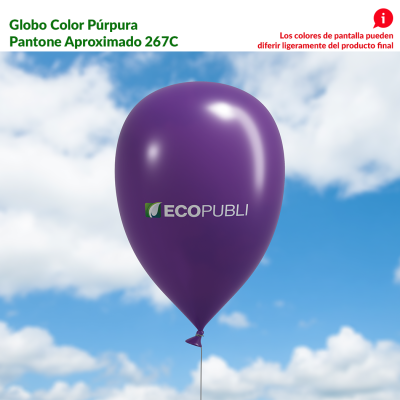 Globo Publicitario Púrpura