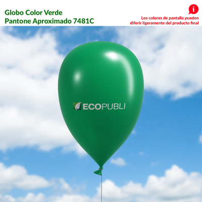 Globo Publicitario Verde