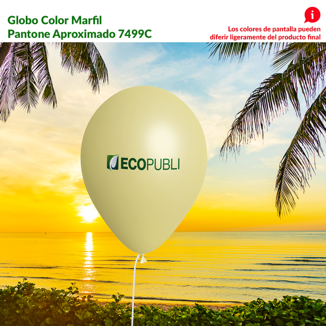 Globo Publicitario Marfil