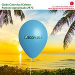 Globo Publicitario Azul Celeste