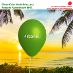Globo Publicitario Verde Manzana