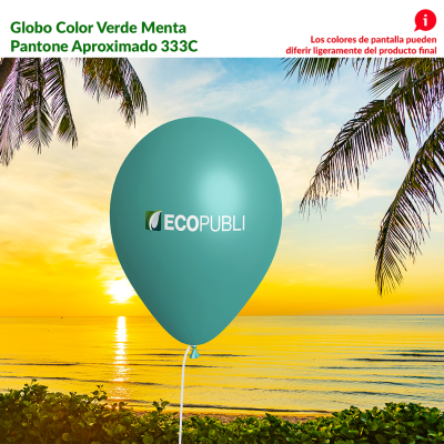 Globo Publicitario Verde Menta