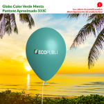Globo Publicitario Verde Menta
