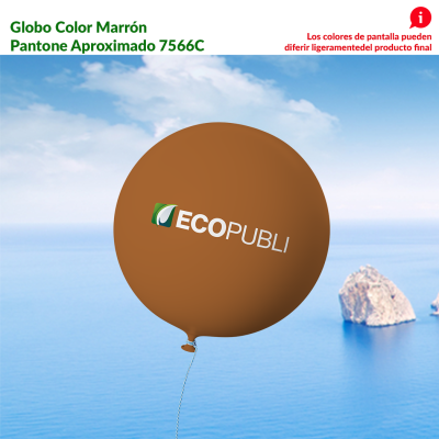 Globo Publicitario Marrón