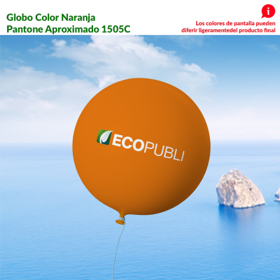Globo Publicitario Naranja