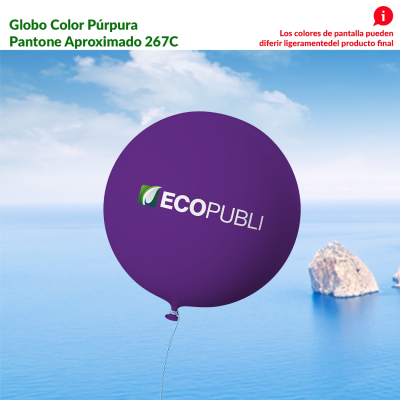 Globo Publicitario Púrpura