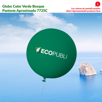 Globo Publicitario Verde Bosque