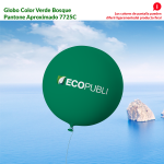 Globo Publicitario Verde Bosque