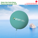 Globo Publicitario Verde Menta