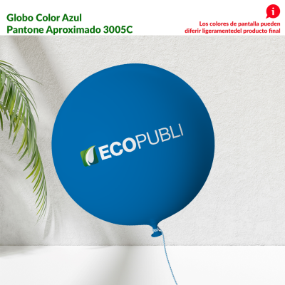 Globo Publicitario Azul