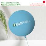 Globo Publicitario Azul Celeste