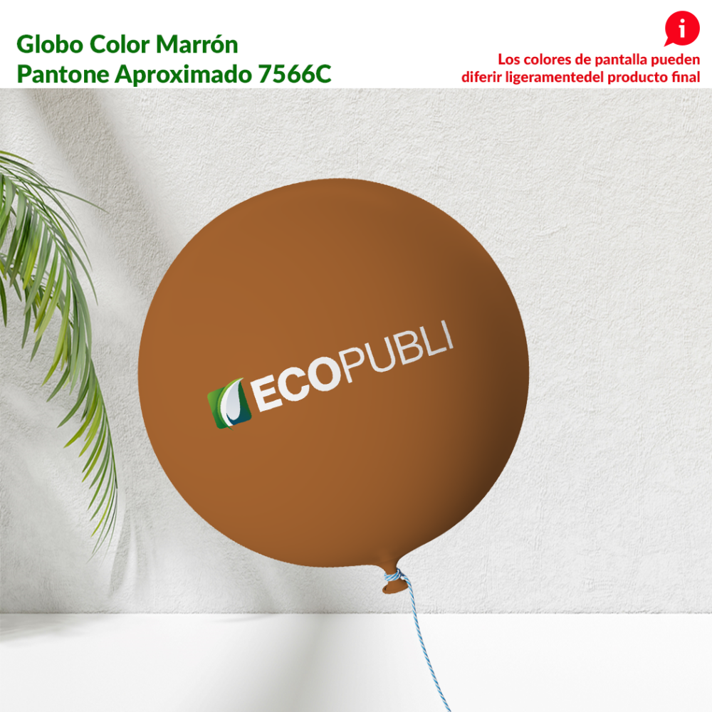 Globo Publicitario Marrón