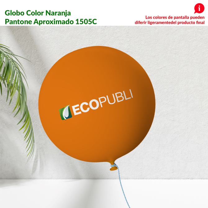 Globo Publicitario Naranja