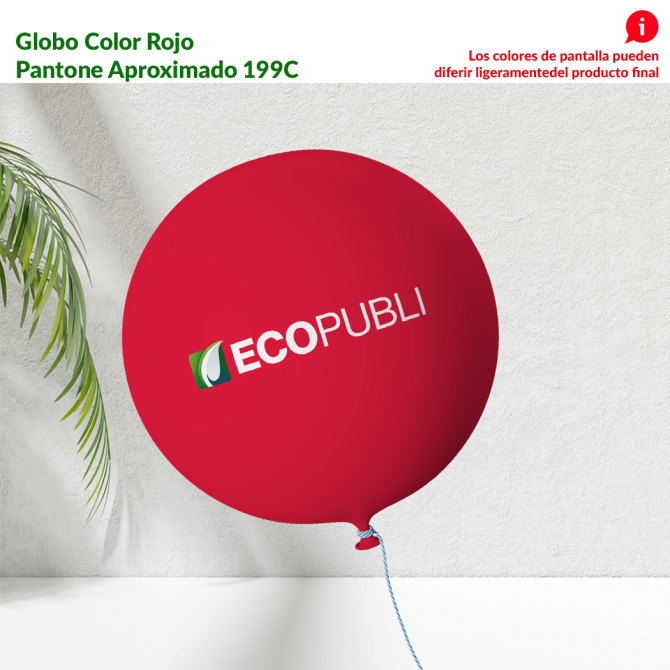 Globo Publicitario Rojo