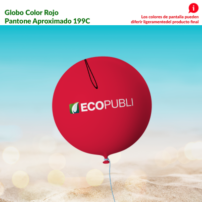 Globo Publicitario Rojo