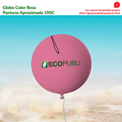 Globo Publicitario Rosa