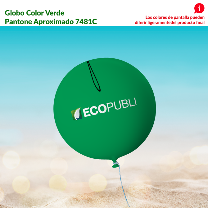 Globo Publicitario Verde