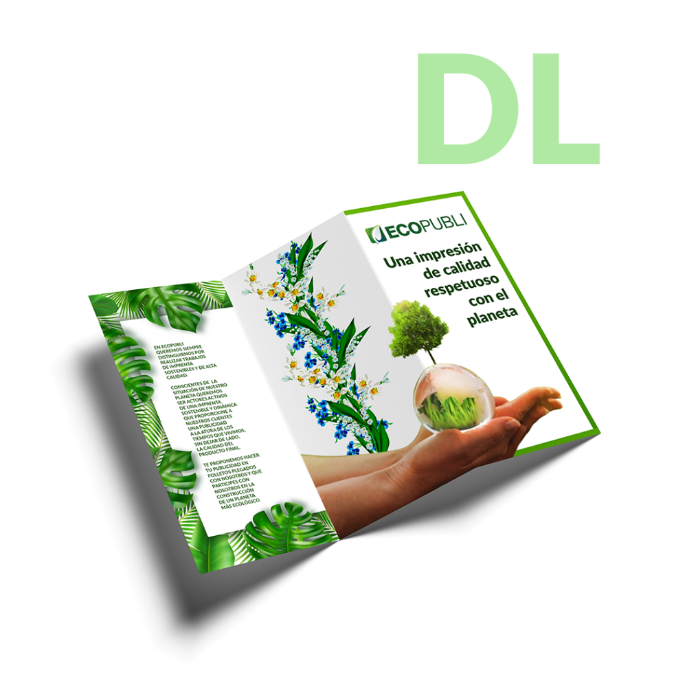 Tríptico Estándar DL Sostenible PEFC