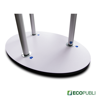 Mostrador Oval. Calidad Ecopubli. Envío Incluido