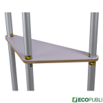 Mostrador Long Oval. Calidad Ecopubli. Envío Incluido