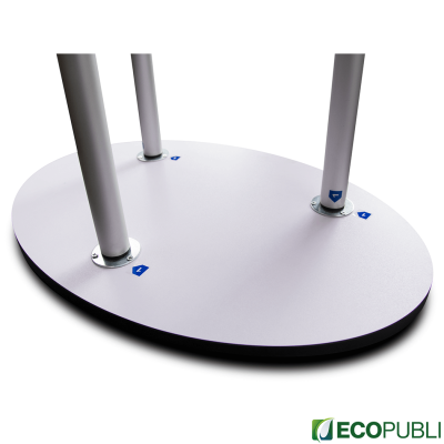 Mostrador Oval LED
