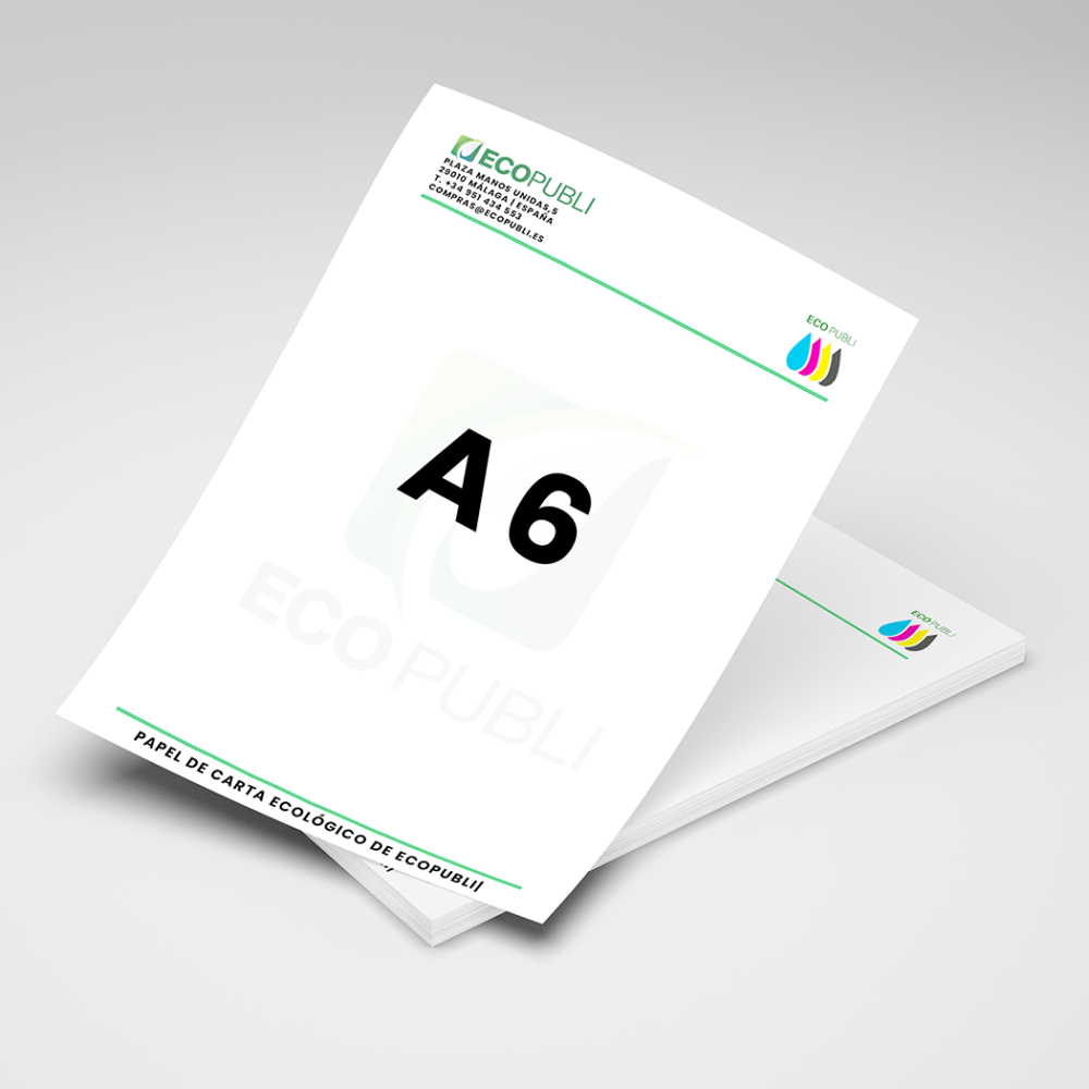 Papel de Carta A6 Personalizado a Todo Color