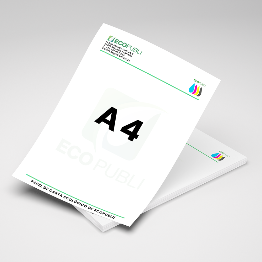 Papel de Carta Personalizado A4 | Logotipo Corporativo