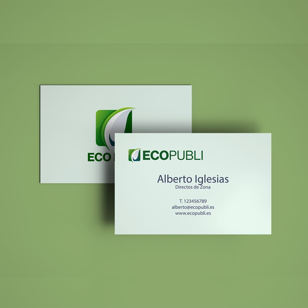 imprimir Tarjetas de Visita Ecológicas 85X55