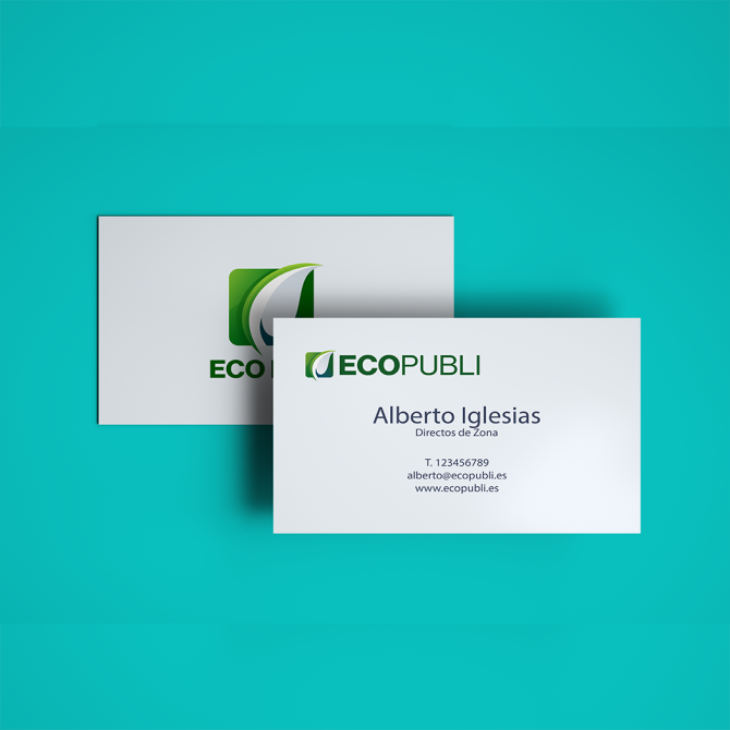 Imprimir Tarjetas de Visita Ecológicas 90X50