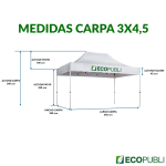Carpa Ecopubli 3X4,5m