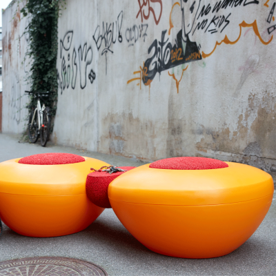 Asiento SCOOPi EPDM. Exclusiva Ecopubli.