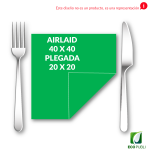 Servilleta 20x20 Cerrada Tissue Seco Airland Plegado en Cruz