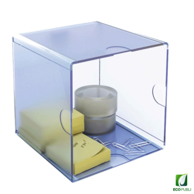 Cubo Archivador Azul. Ecopubli.