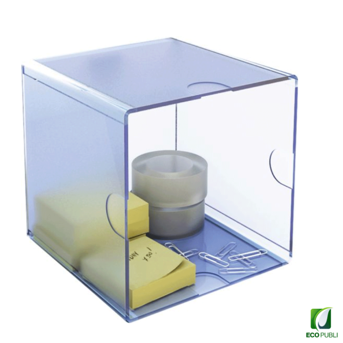 Cubo Archivador Azul. Ecopubli.