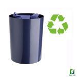 Papelera eco 18L azul ecopubli