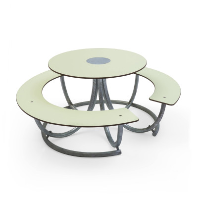 Mesa Redonda Squid Verde