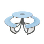 Mesa Redonda Squid Azul
