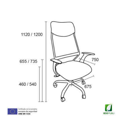 Silla de Oficina Ergonómica CoÍn